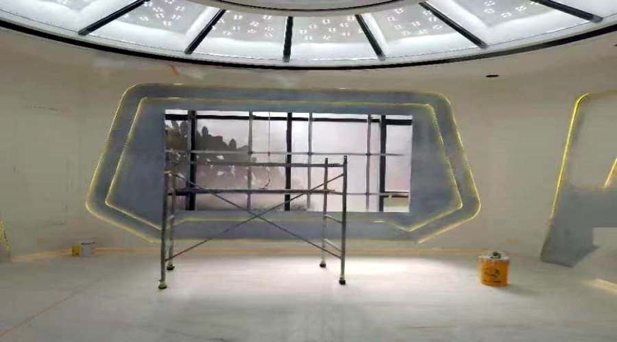 廣州標榜汽車展廳與飾紀上品GRG墻板建立信任橋梁