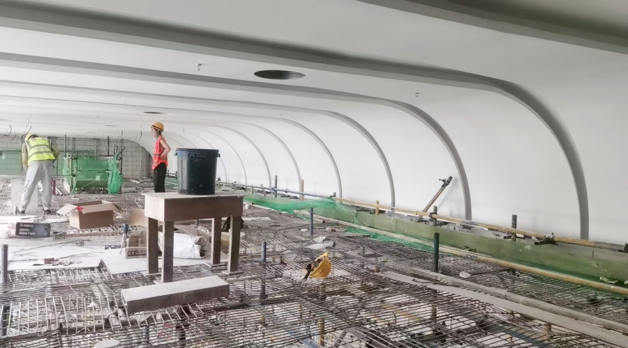 飾紀(jì)上品GRG廠家深圳機(jī)場空港培訓(xùn)大樓GRG吊頂工程