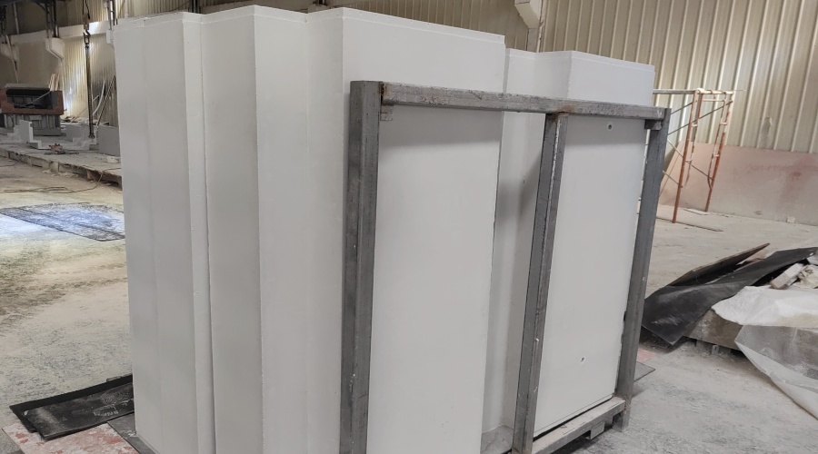 飾紀(jì)上品GRC廠(chǎng)家-廣西梧州風(fēng)電儲(chǔ)能GRC包柱子工程